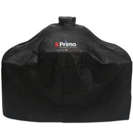 Primo Ceramic Grills Primo Vinyl Cover for Oval XL 400 in SS Cart or Compact Cypress Table, Oval LG 300 in SS Cart, & Oval JR 200 In Cypress Table #414