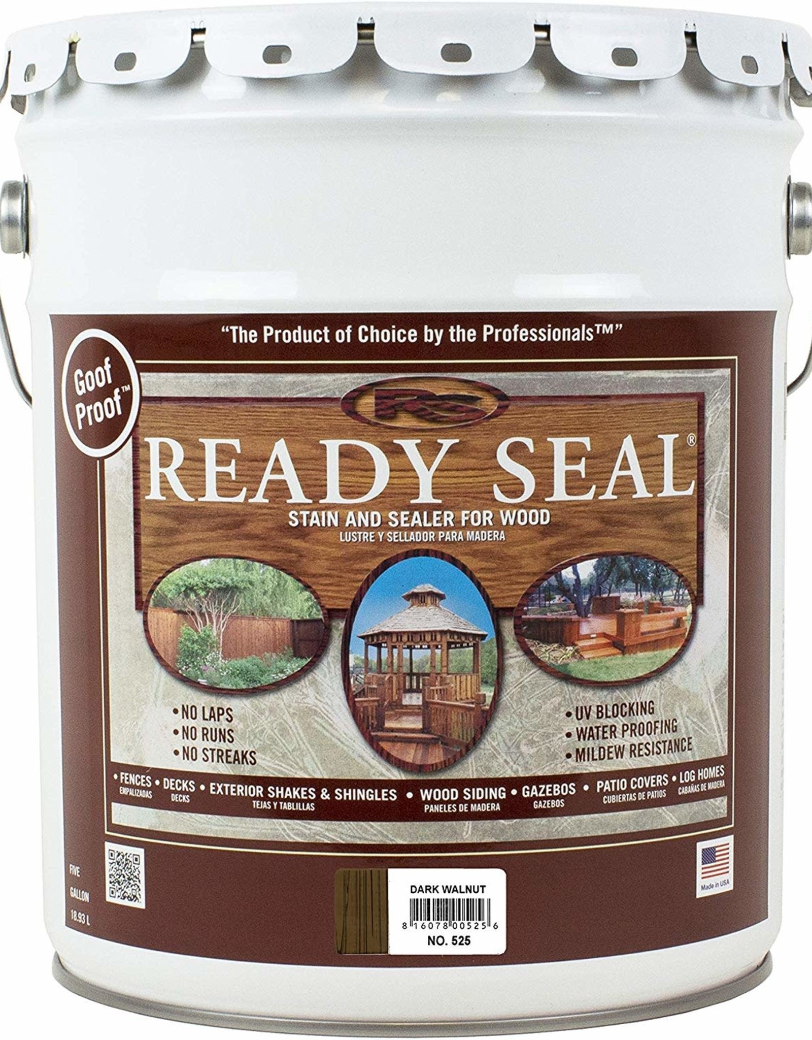 Ready Seal Ready Seal - 5 - Gallon -  Dark Walnut