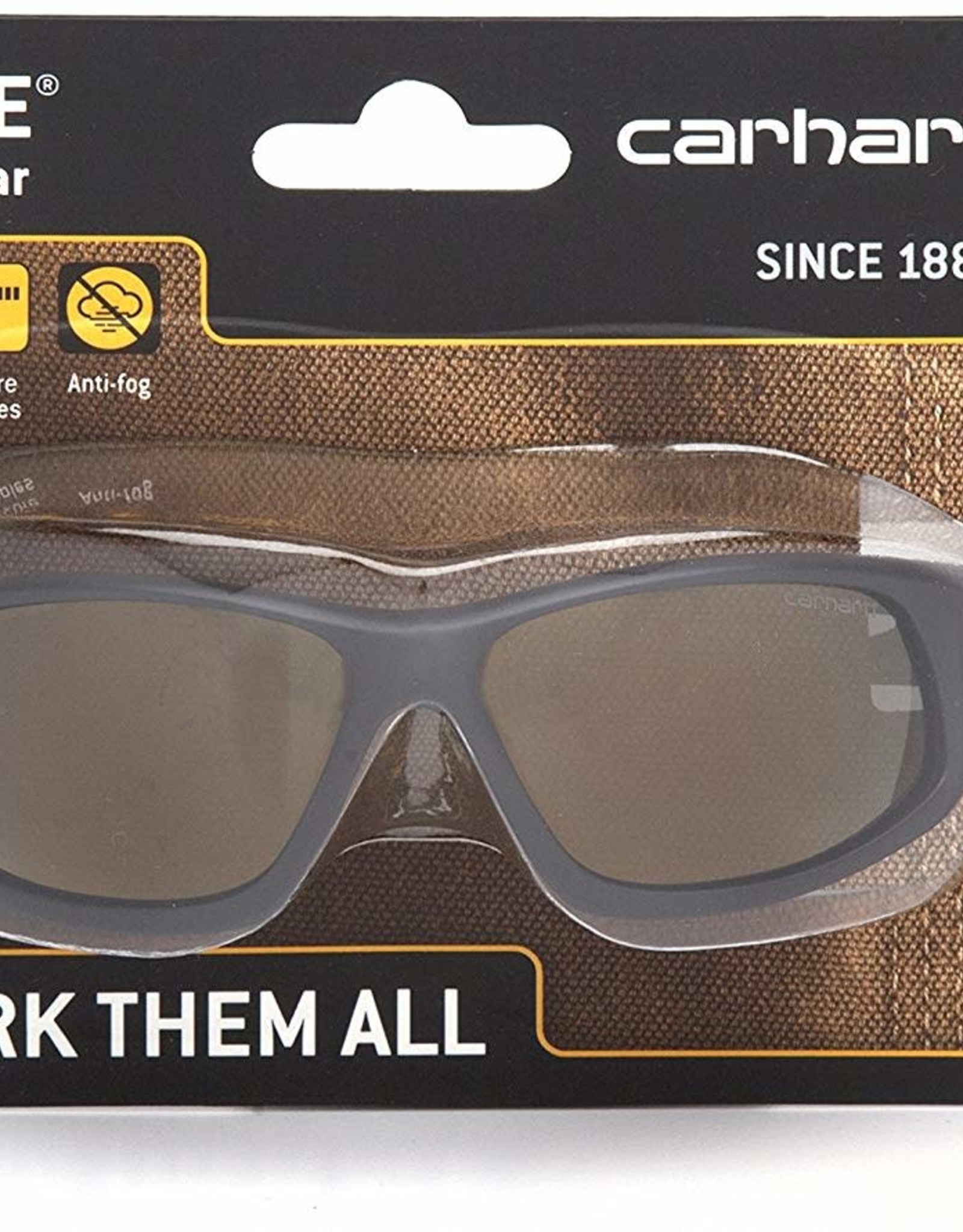 Carhartt Carhartt Ironside Safety Glasses, Retail Clamshell Packaging  Black/Tan Frame, Antique Mirror Anti-Fog Lens - Outdoor Home Store