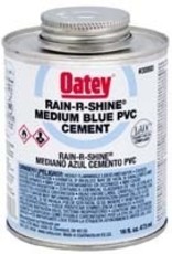 Oatey Oatey - Rain R Shine Medium Blue PVC Cement 16oz