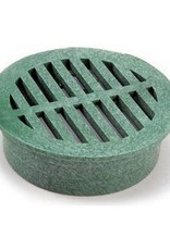 NDS Drainage NDS Drain Grate Round Polyolefin Green 3 in.
