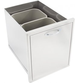 Blaze Outdoor Products Blaze Roll-Out Double Trash Recycle Drawer BLZ-TREC-DRW