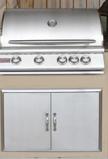 Blaze Outdoor Products Blaze BLZ-4-NG 32-Inch 4-Burner Built-In Natural Gas Grill With Rear Infrared Burner