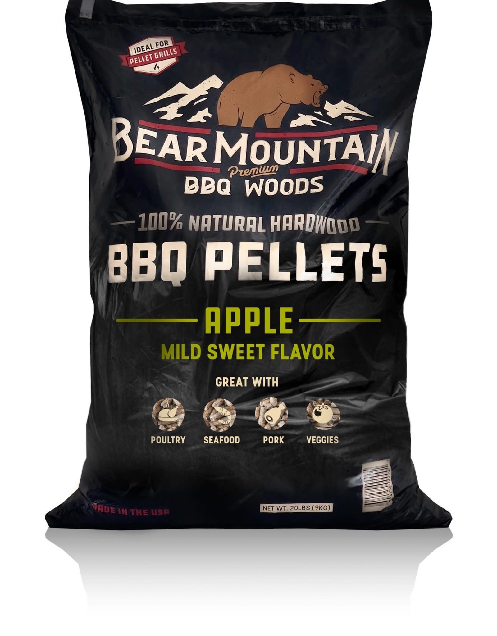 Bear Mountain Bear Mountain Apple Pellets 20 lbs