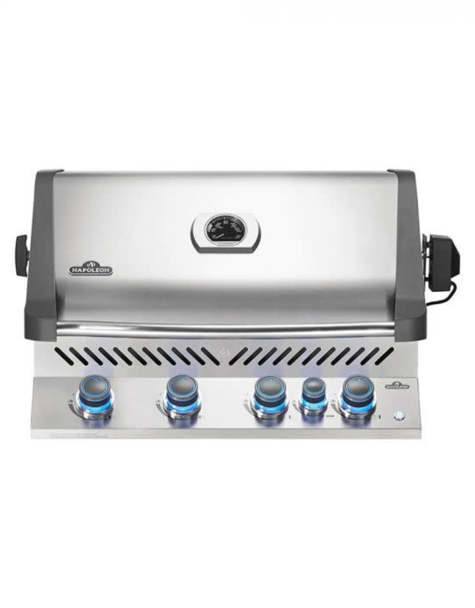 Napoleon Napoleon Prestige 500 Built-in Natural Gas Grill with Infrared Rear Burner and Rotisserie Kit - BIP500RBNSS-3