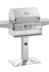 Fire Magic Fire Magic - Legacy Charcoal Patio Post Mount Grill with Smoker Hood (24 x 18)