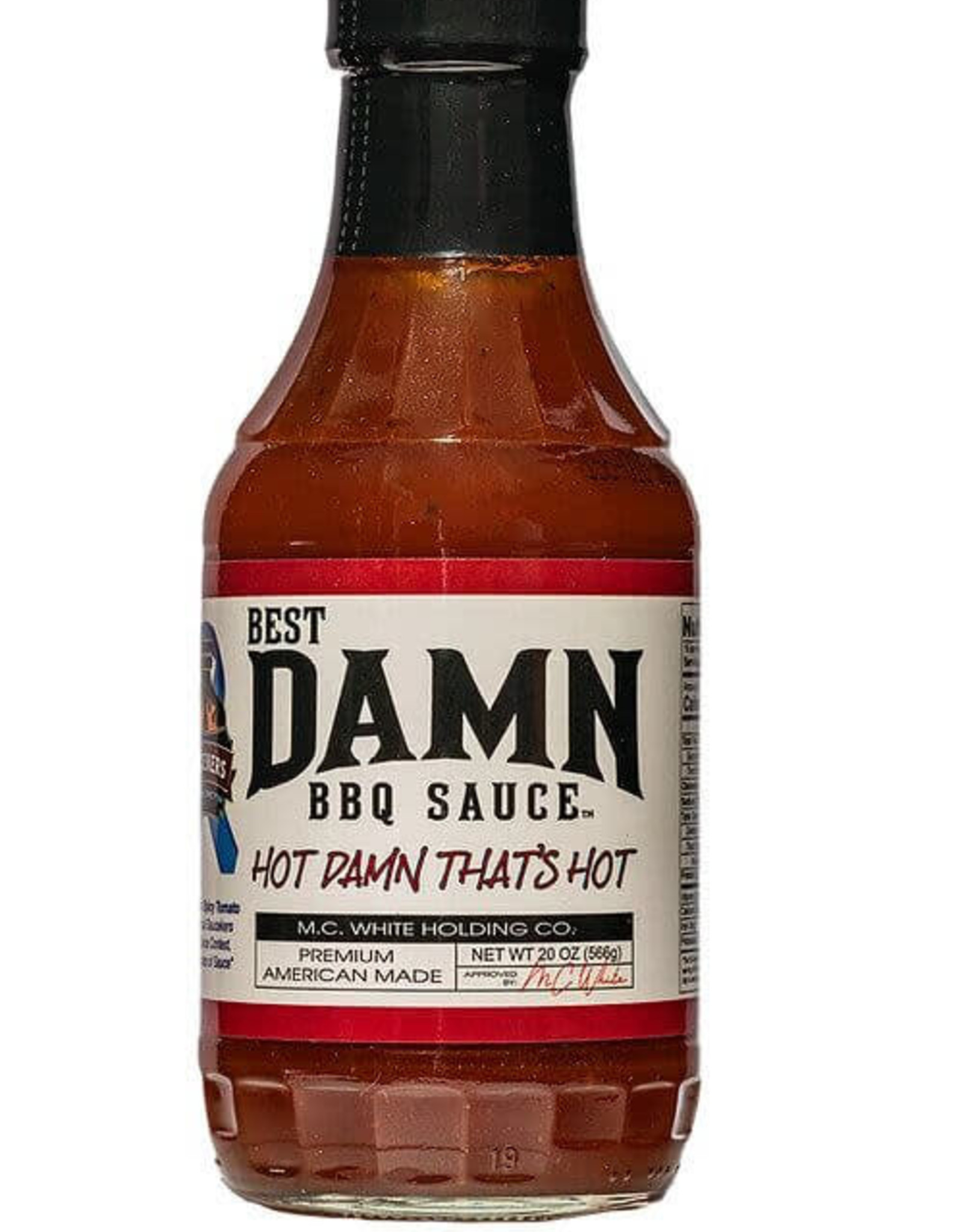 Best Damn BBQ Sauce Best Damn BBQ Sauce - Hot Damn That's Hot 20 oz