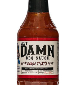 Best Damn BBQ Sauce Best Damn BBQ Sauce - Hot Damn That's Hot 20 oz
