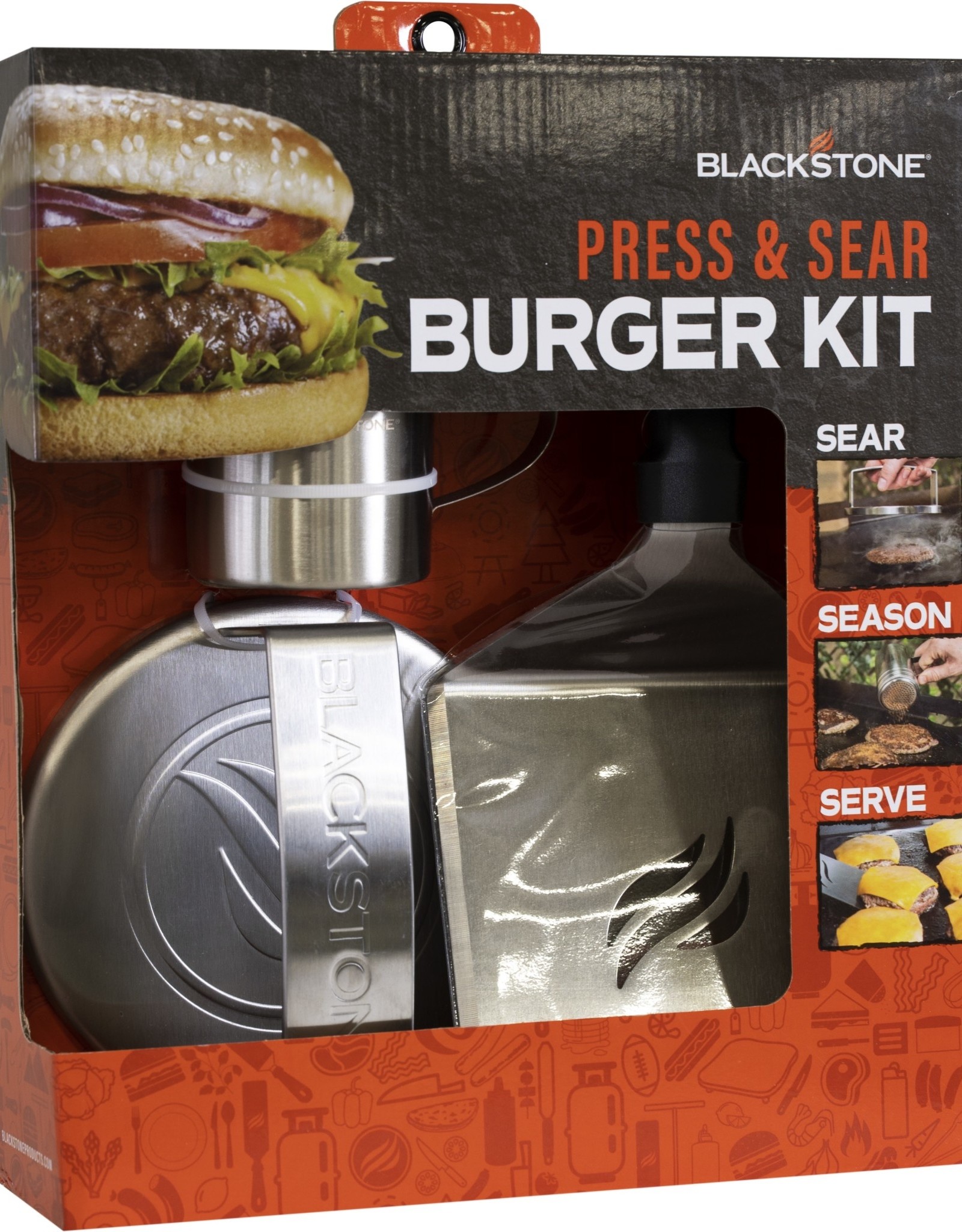 als Republiek zwaartekracht Blackstone 3-Piece Press & Sear Burger Kit - 5412 - Outdoor Home Store