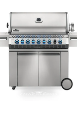 Napoleon Napoleon Prestige PRO 665 Natural Gas Grill with Infrared Rear Burner and Infrared Side Burner and Rotisserie Kit - PRO665RSIBNSS-3