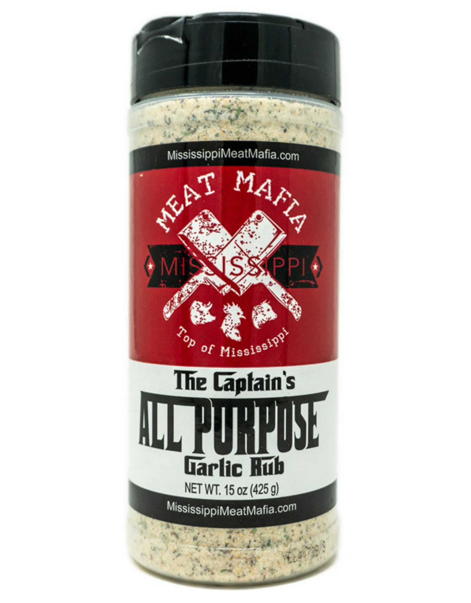 Mississippi Meat Mafia Mississippi Meat Mafia - The Captain's All-Purpose Garlic Rub (15 oz.)