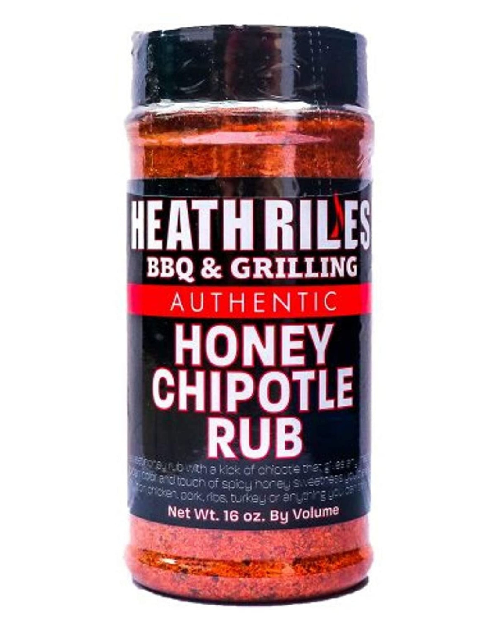 Heath Riles BBQ Heath Riles BBQ - Honey Chipotle Rub Shaker, 16 oz.
