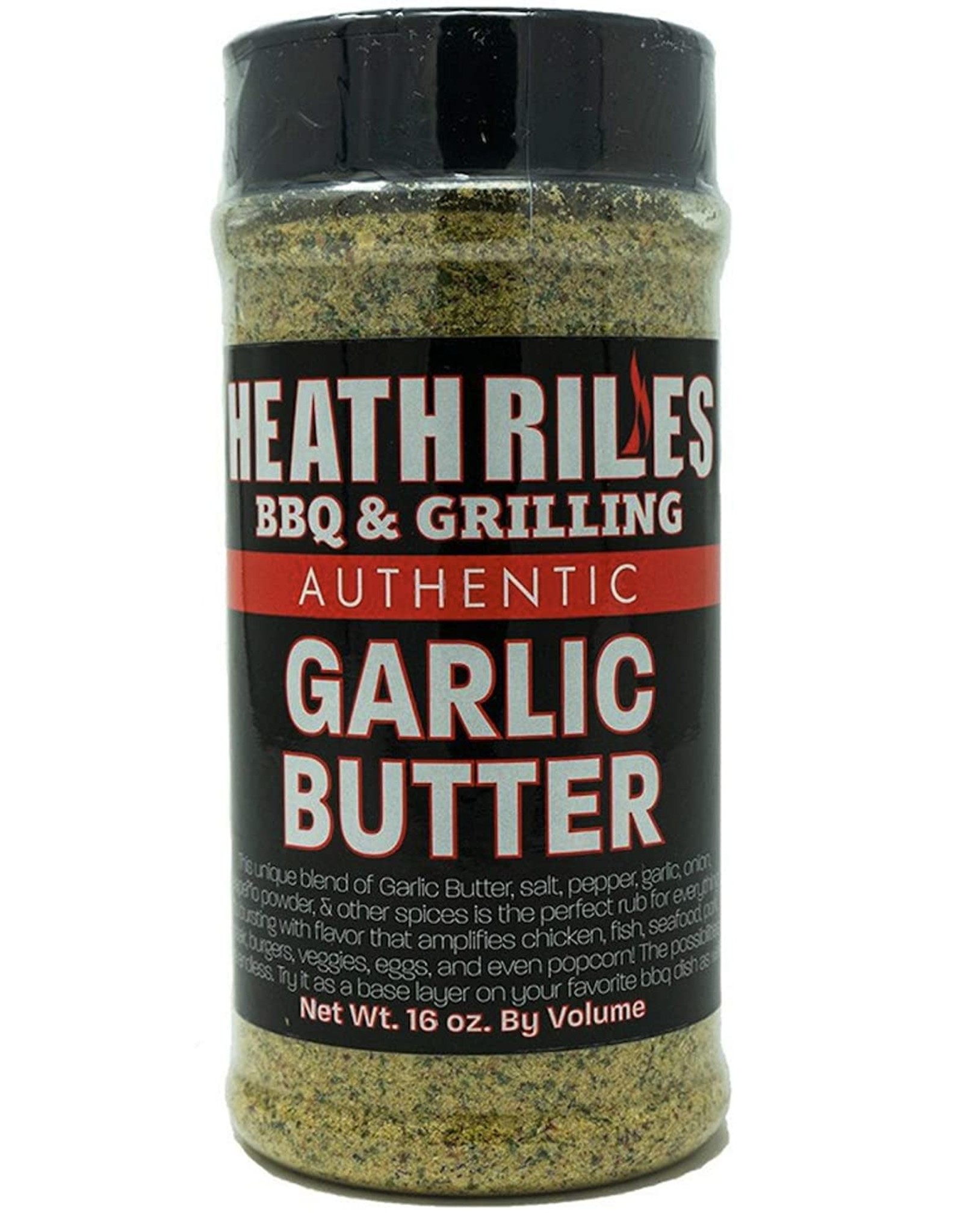 Heath Riles BBQ - Garlic Butter Rub Shaker, 16 oz. - Outdoor Home