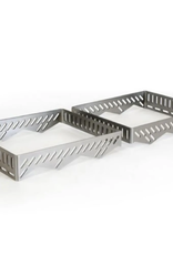 Primo Ceramic Grills Primo Heat Deflector/Drip Pan Rack for Oval G420C/H, Stainless Steel - PGG400