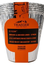 Traeger Traeger Grease & Ash Keg Liner 5 Pack - BAC608