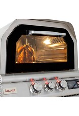 Blaze Outdoor Products Blaze 26-Inch Built-In Natural Gas Outdoor Pizza Oven W/ Rotisserie - BLZ-26-PZOVN-NG