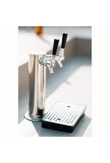 TrueFlame TrueFlame 24" 6.6C Deluxe Outdoor Rated Double Tap Kegerator - TF-RFR-24DK2