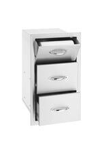 TrueFlame TrueFlame 17" Vertical 2-Drawer & Paper Towel Holder Combo  - TF-TDC-17-A
