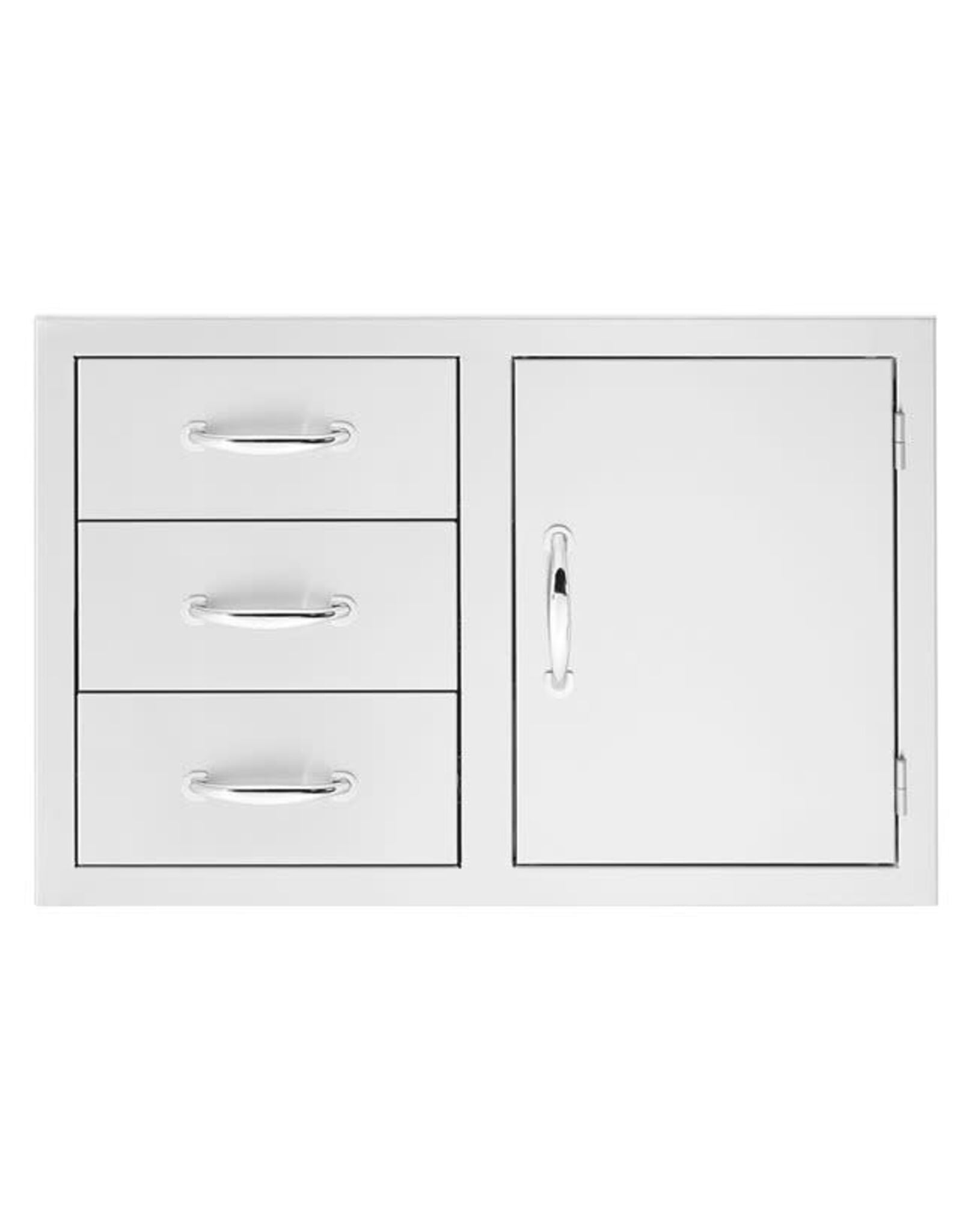 TrueFlame TrueFlame 33" 3-Drawer and Access Door Combo with Hidden Hinge - TF-DC3-33-A