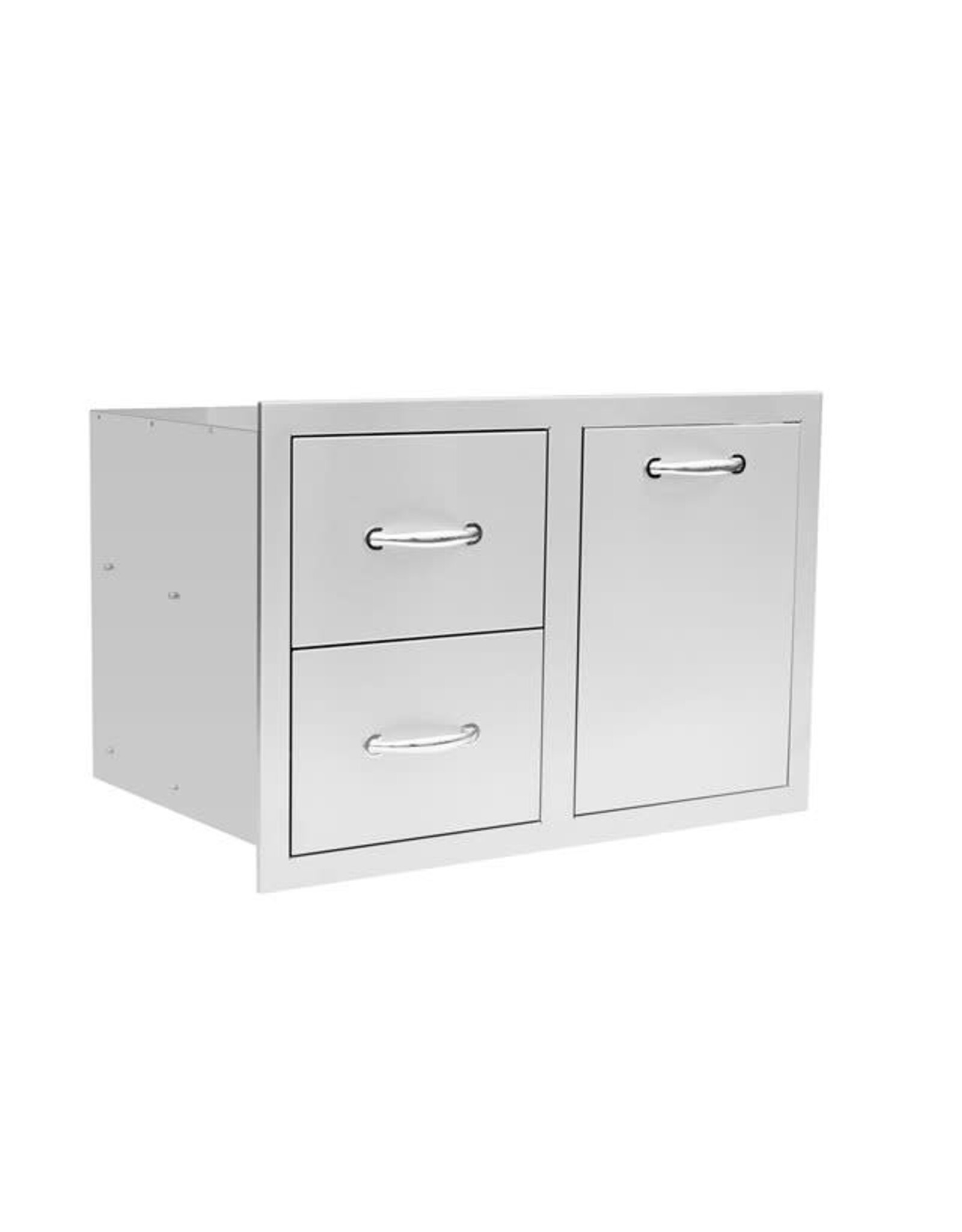 TrueFlame TrueFlame 33" 2-Drawer & Vented Trash or LP Tank Pullout Drawer Combo - TF-DC2-33LP-A