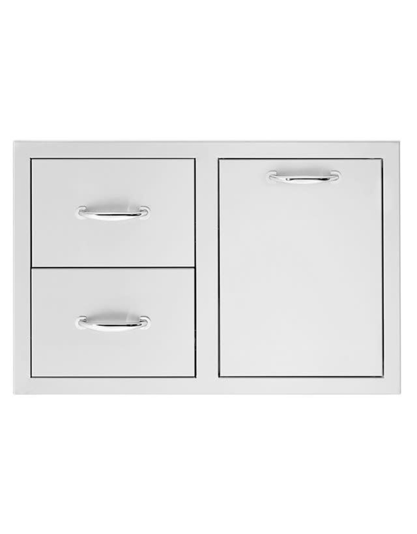 TrueFlame TrueFlame 33" 2-Drawer & Vented Trash or LP Tank Pullout Drawer Combo - TF-DC2-33LP-A