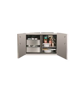 TrueFlame TrueFlame 36" 2-Drawer Dry Storage Pantry & Enclosed Cabinet Combo - TF-DP-36DC-A