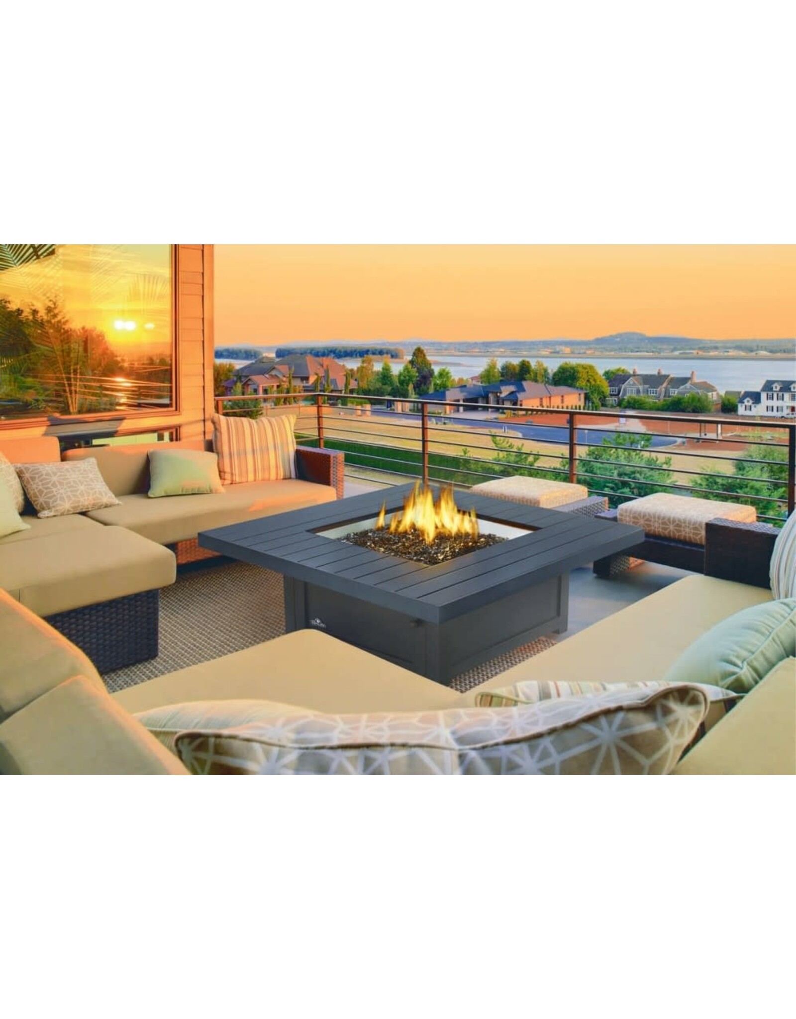 Napoleon Napoleon  St. Tropez Patio Flame Square Fire Table - STTR2-BZ