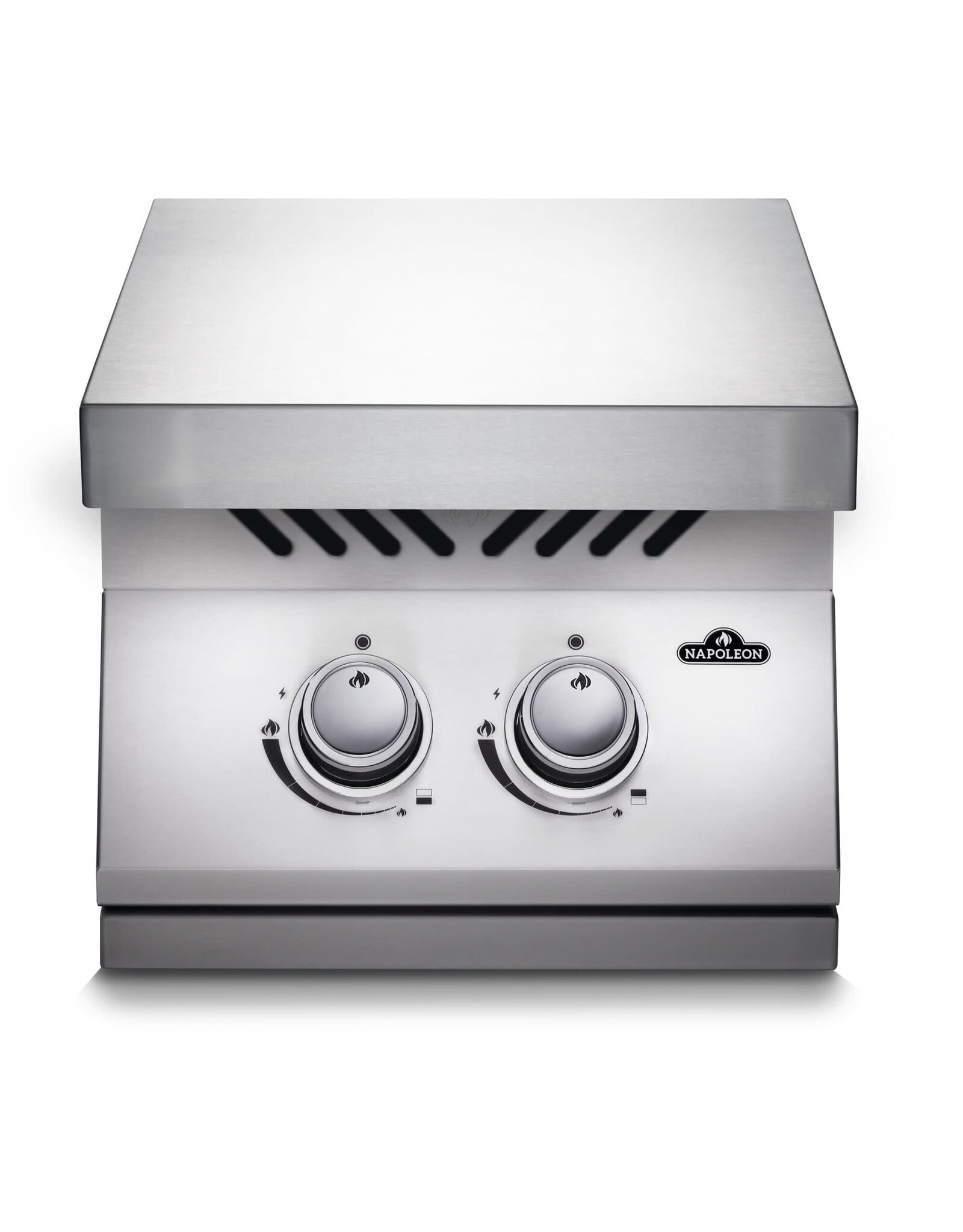 Napoleon Napoleon Built-in 500 Series Inline Dual Range Top Burner, Stainless Steel Cover - BI12RTPSS