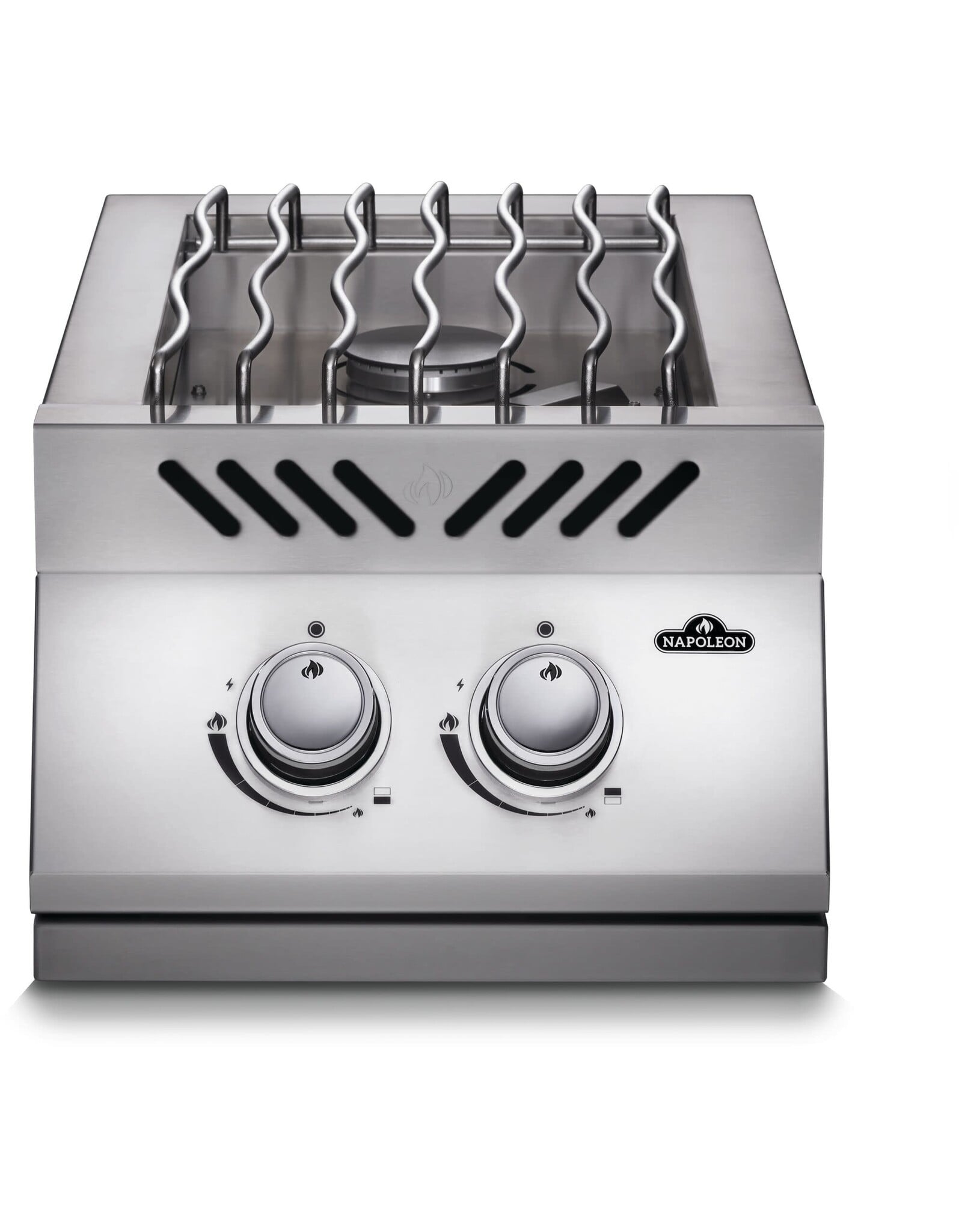 Napoleon Napoleon Built-in 500 Series Inline Dual Range Top Burner, Stainless Steel Cover - BI12RTPSS