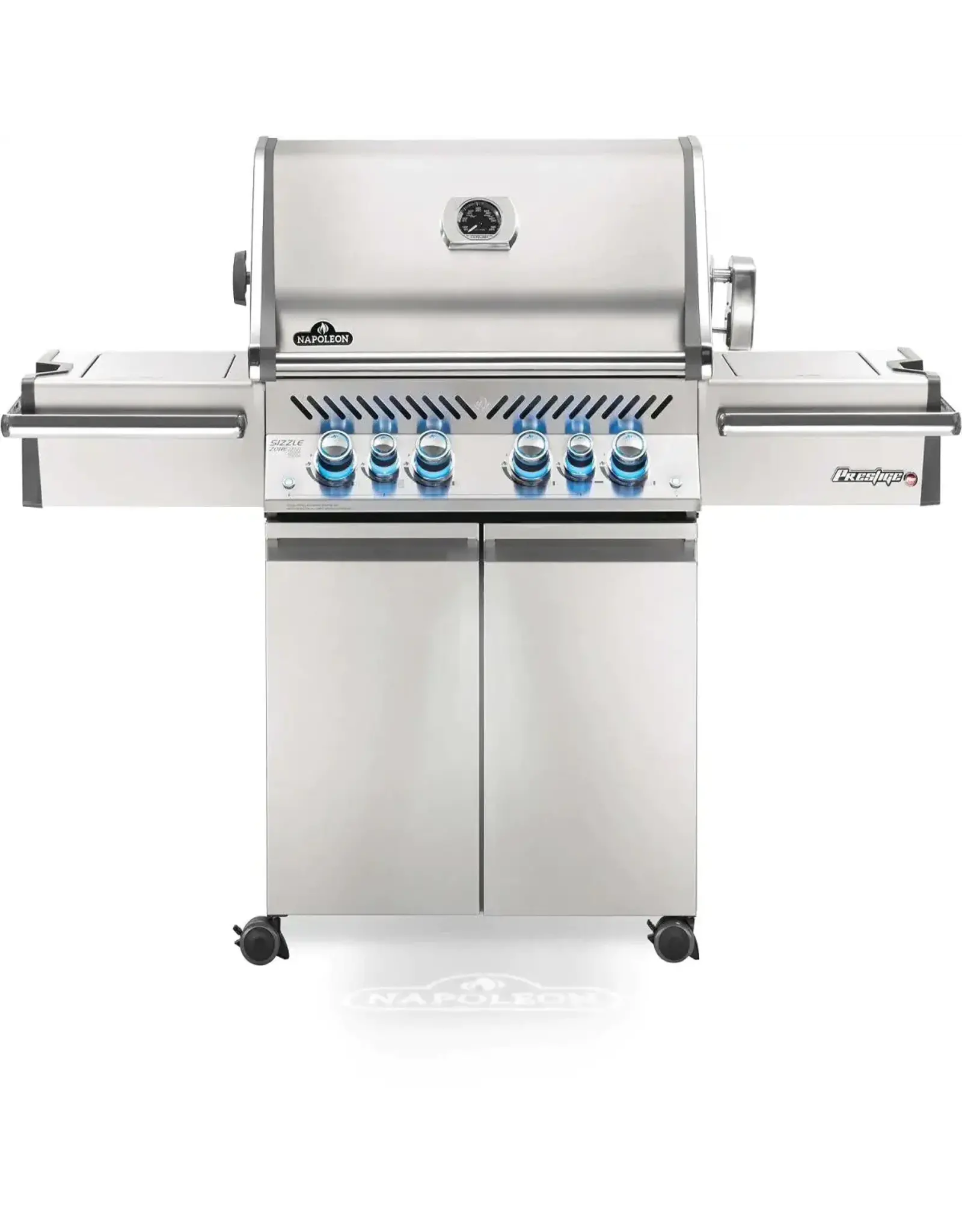 Napoleon Napoleon Prestige PRO 500 Propane Grill with Infrared Rear and Side Burners and Rotisserie Kit - PRO500RSIBPSS-3