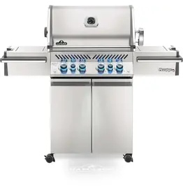 Napoleon Napoleon Prestige PRO 500 Propane Gas Grill with Infrared Rear and Side Burners, Stainless Steel - PRO500RSIBPSS-3
