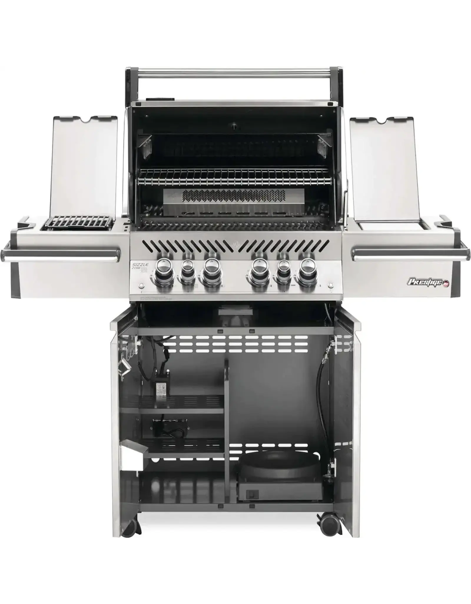 Napoleon Napoleon Prestige PRO 500 Propane Grill with Infrared Rear and Side Burners and Rotisserie Kit - PRO500RSIBPSS-3