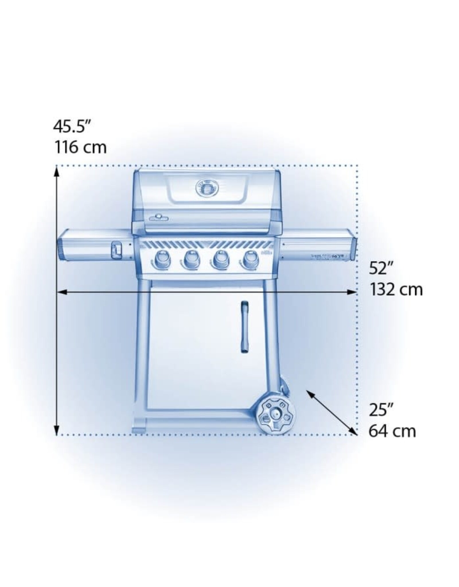 Napoleon Napoleon Freestyle 425 Propane Gas Grill, Graphite Grey - F425DPGT