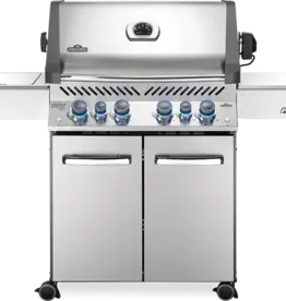 Napoleon Napoleon Prestige 500 Natural Gas Grill with Infrared Rear Burner and Infrared Side Burner and Rotisserie Kit - P500RSIBNSS-3