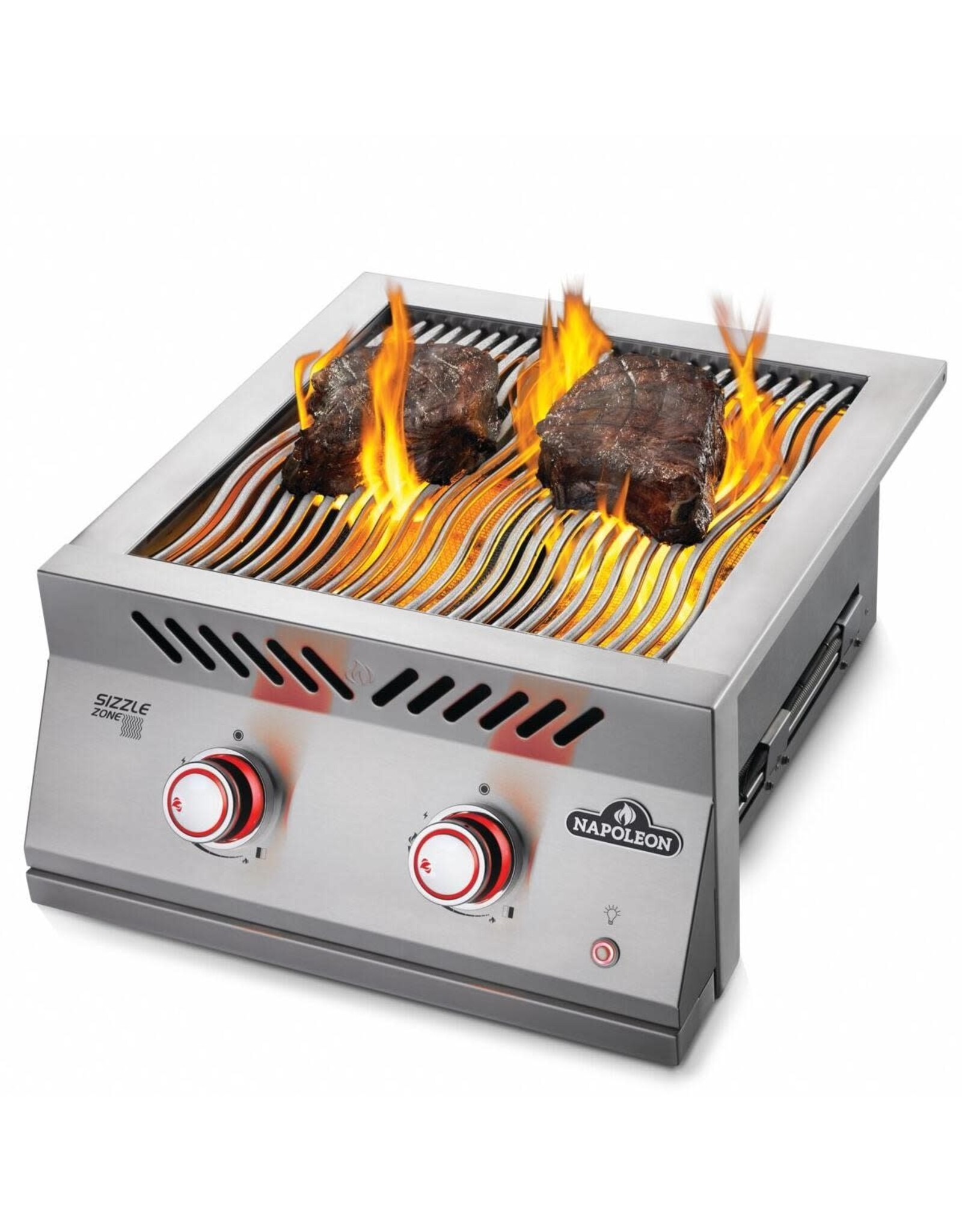 Napoleon Napoleon Built-In 700 Series 18" Dual Infrared Burner Propane, Stainless Steel - BIB18IRPSS
