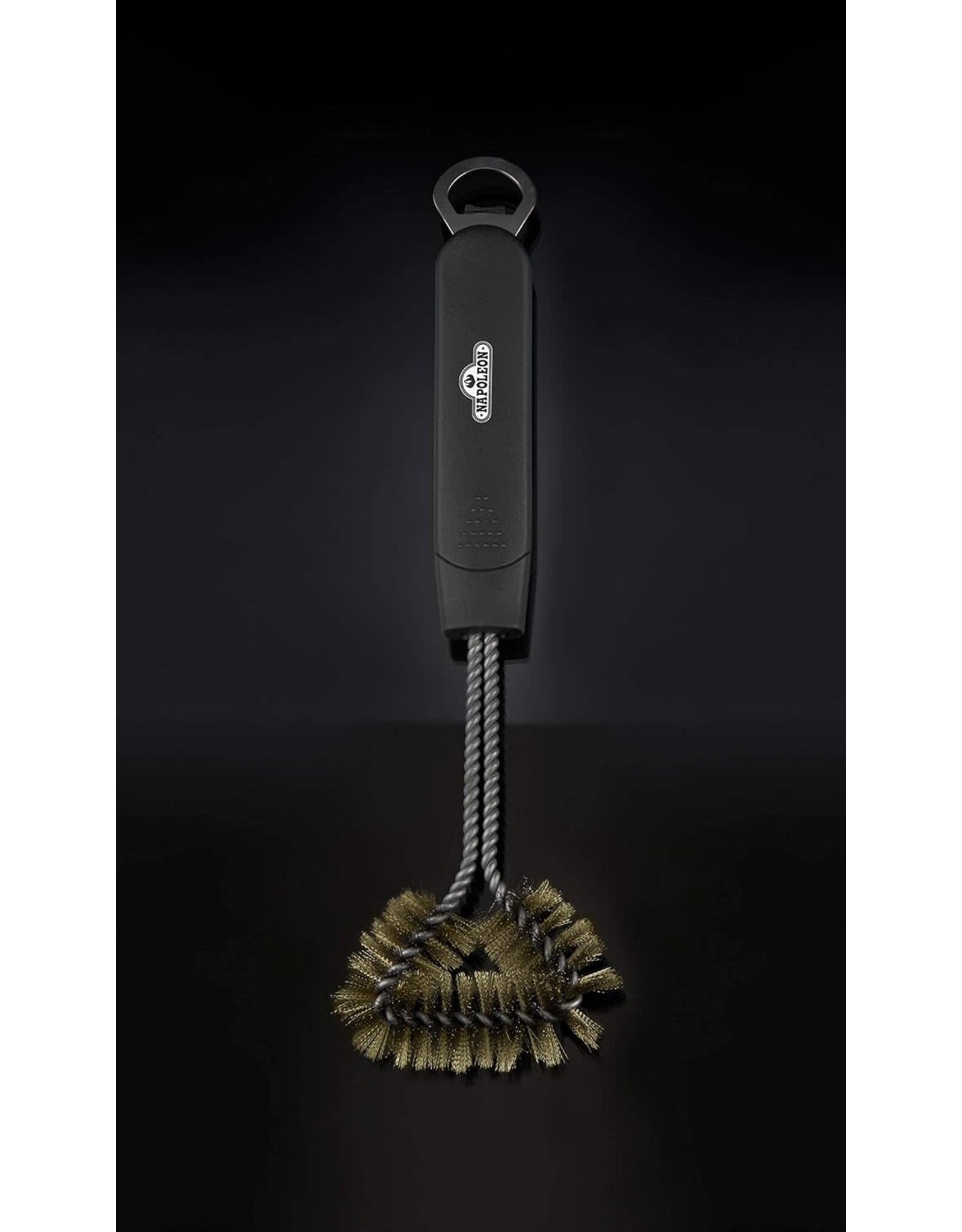 Napoleon Three Sided Grill Brush with Bottle Opener