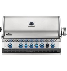 Napoleon Napoleon Prestige PRO 665 Built-In Natural Gas Grill with Infrared Rear Burner and Rotisserie Kit - BIPRO665RBNSS-3