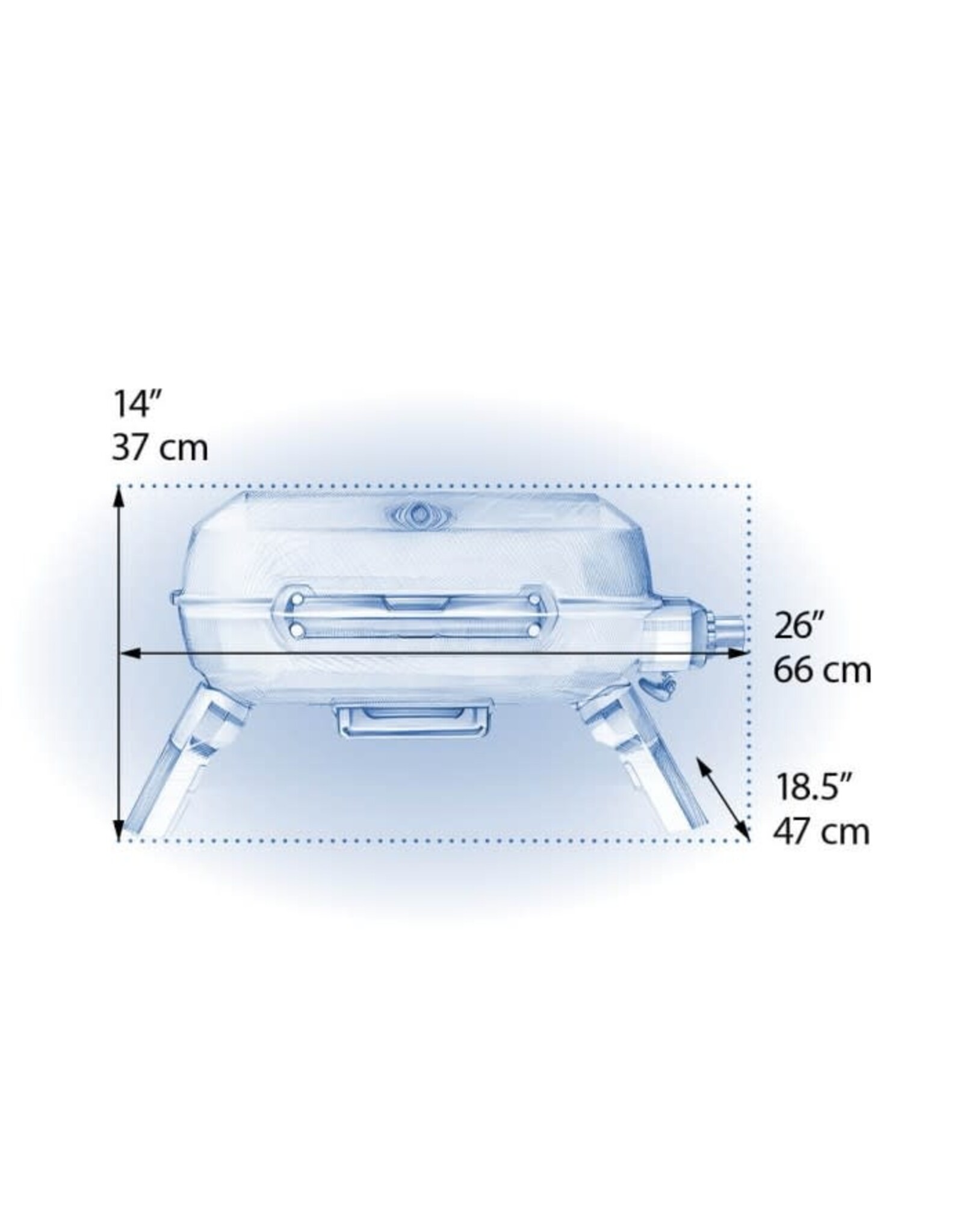 Napoleon Napoleon TravelQ 240 Portable Propane Gas Grill - TQ240-BL