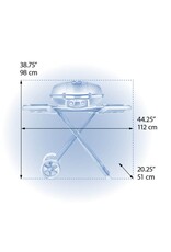 Napoleon Napoleon TravelQ™ 285X Portable Propane Gas Grill with Scissor Cart, Blue  - TQ285X-BL-1