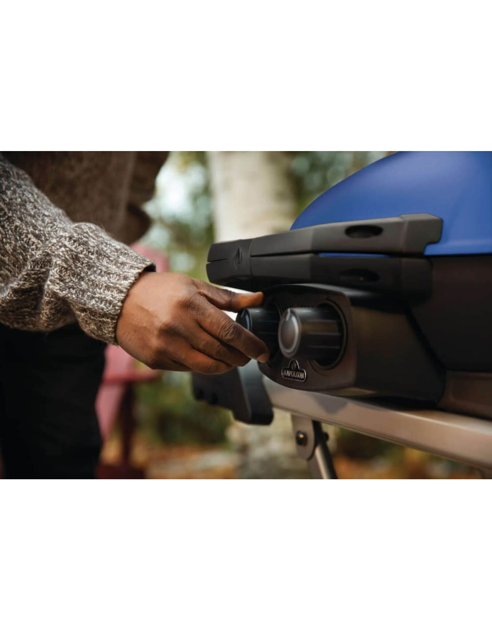 Napoleon Napoleon TravelQ™ 285X Portable Propane Gas Grill with Scissor Cart, Blue  - TQ285X-BL-1