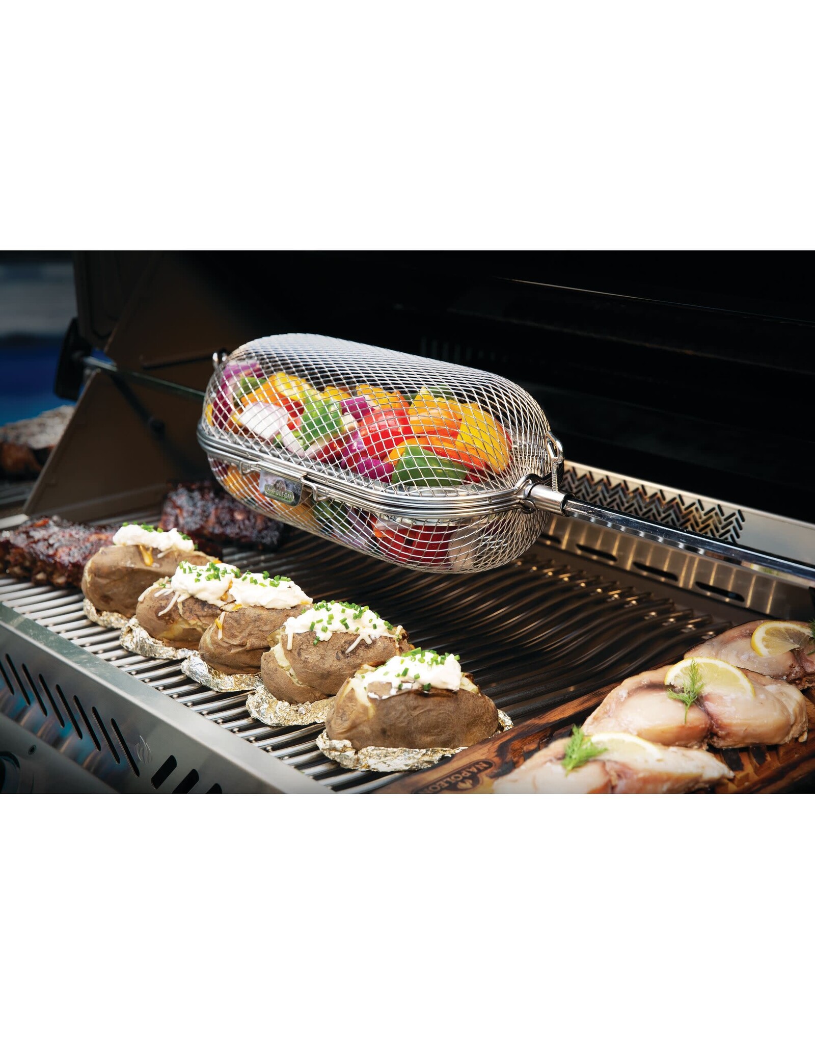 Napoleon Napoleon Rotisserie Grill Basket - 64000