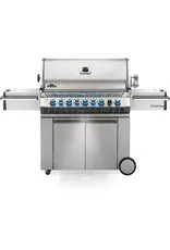 Napoleon Napoleon Prestige PRO 665 Natural Gas Grill with Infrared Rear Burner and Infrared Side Burner and Rotisserie Kit - PRO665RSIBNSS-3