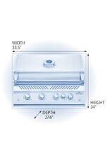 Napoleon Napoleon Built-In 700 Series 32" Natural Gas Grill with Infrared Rear Burner - BIG32RBNSS-1