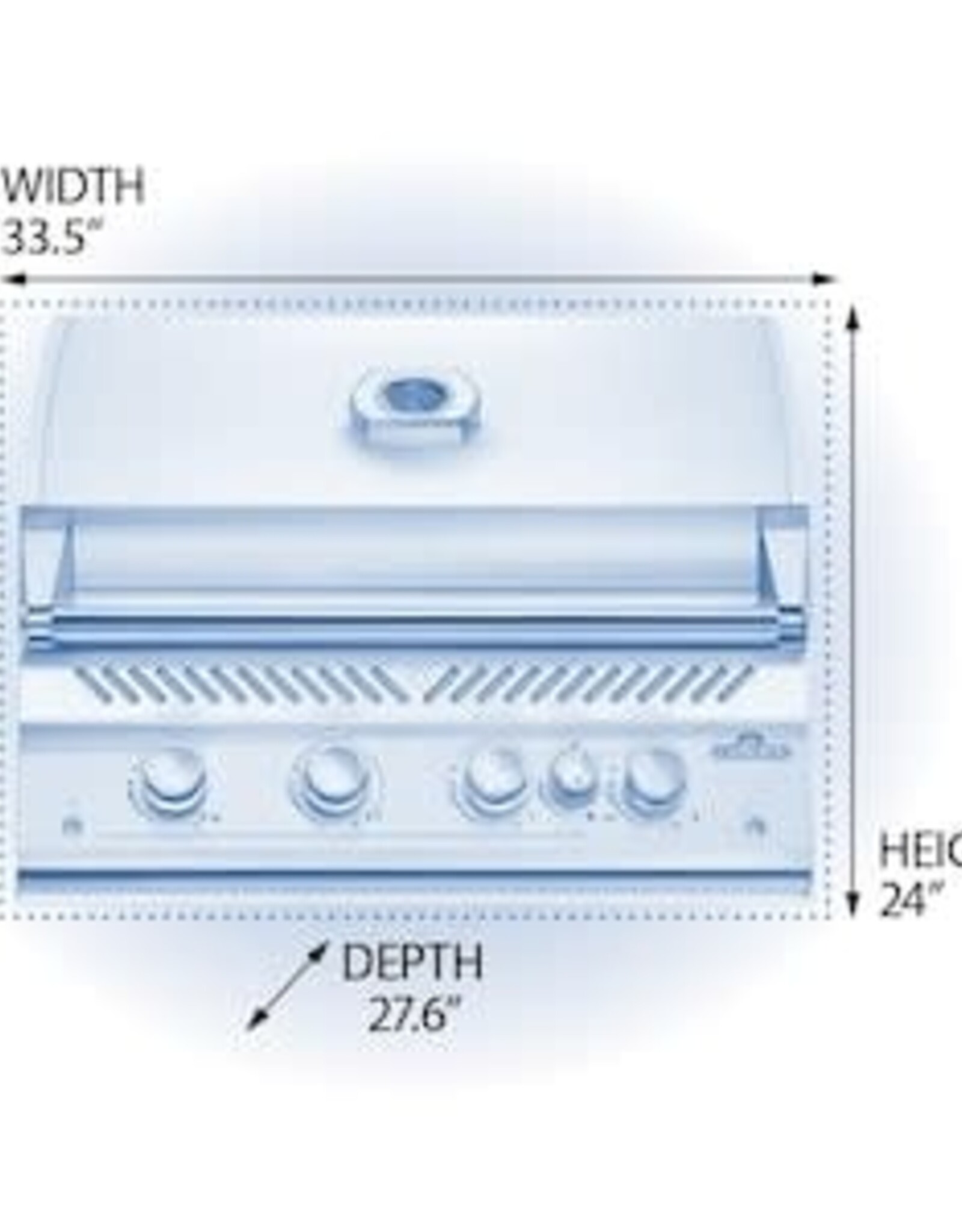 Napoleon Napoleon Built-In 700 Series 32" Natural Gas Grill with Infrared Rear Burner - BIG32RBNSS-1