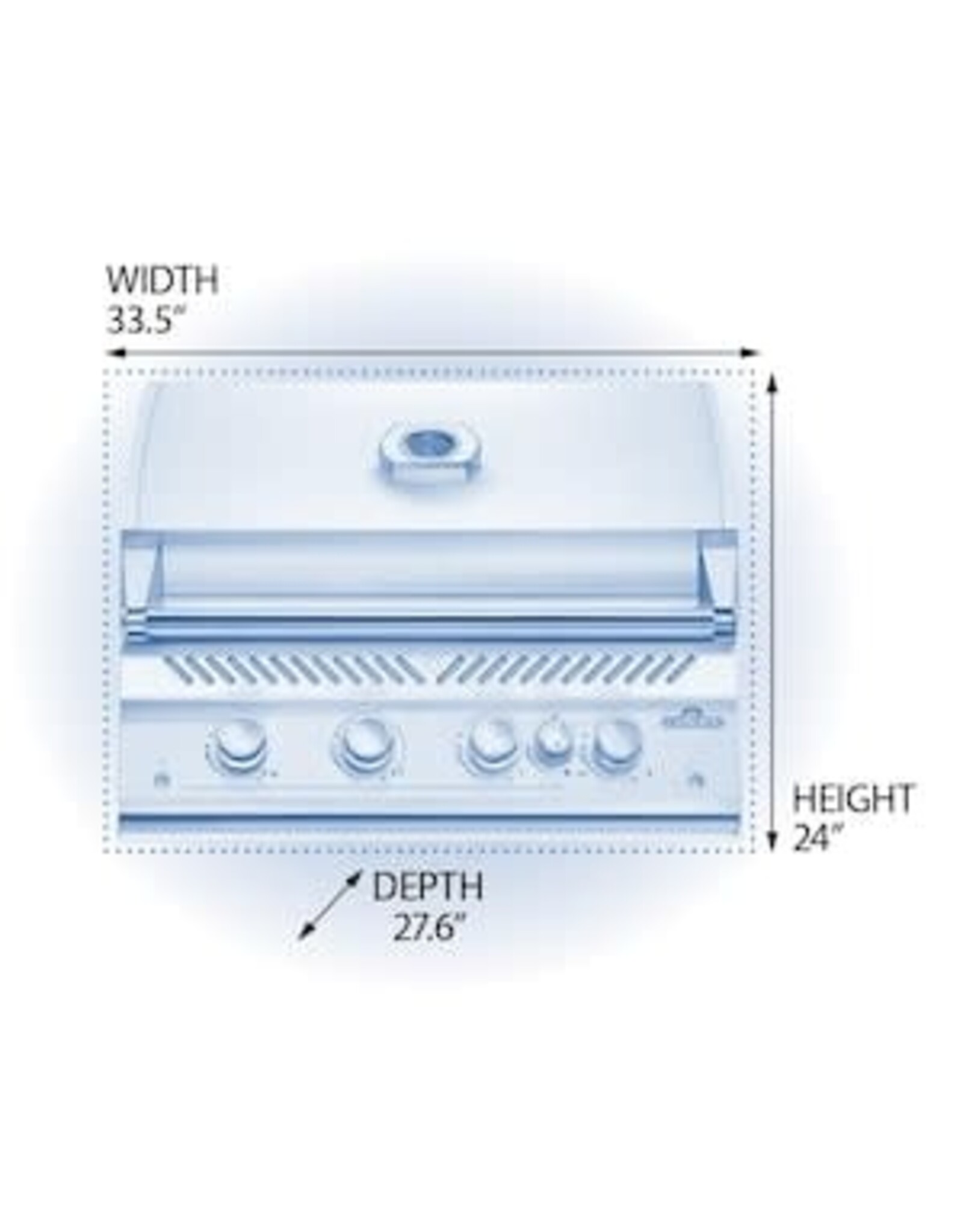 Napoleon Napoleon Built-In 700 Series 32" Natural Gas Grill with Infrared Rear Burner - BIG32RBNSS-1