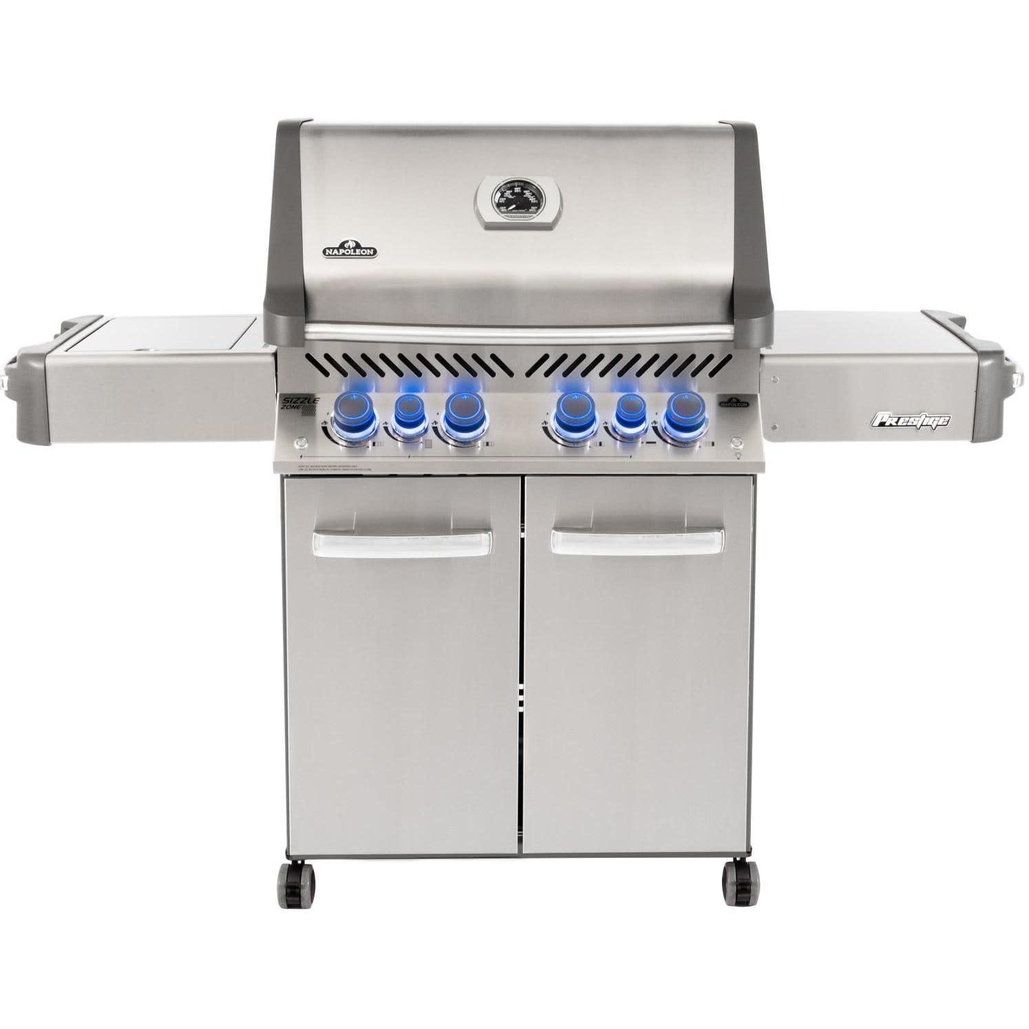 Napoleon Prestige 500 RSIB Propane Gas Grill with Infrared Side and