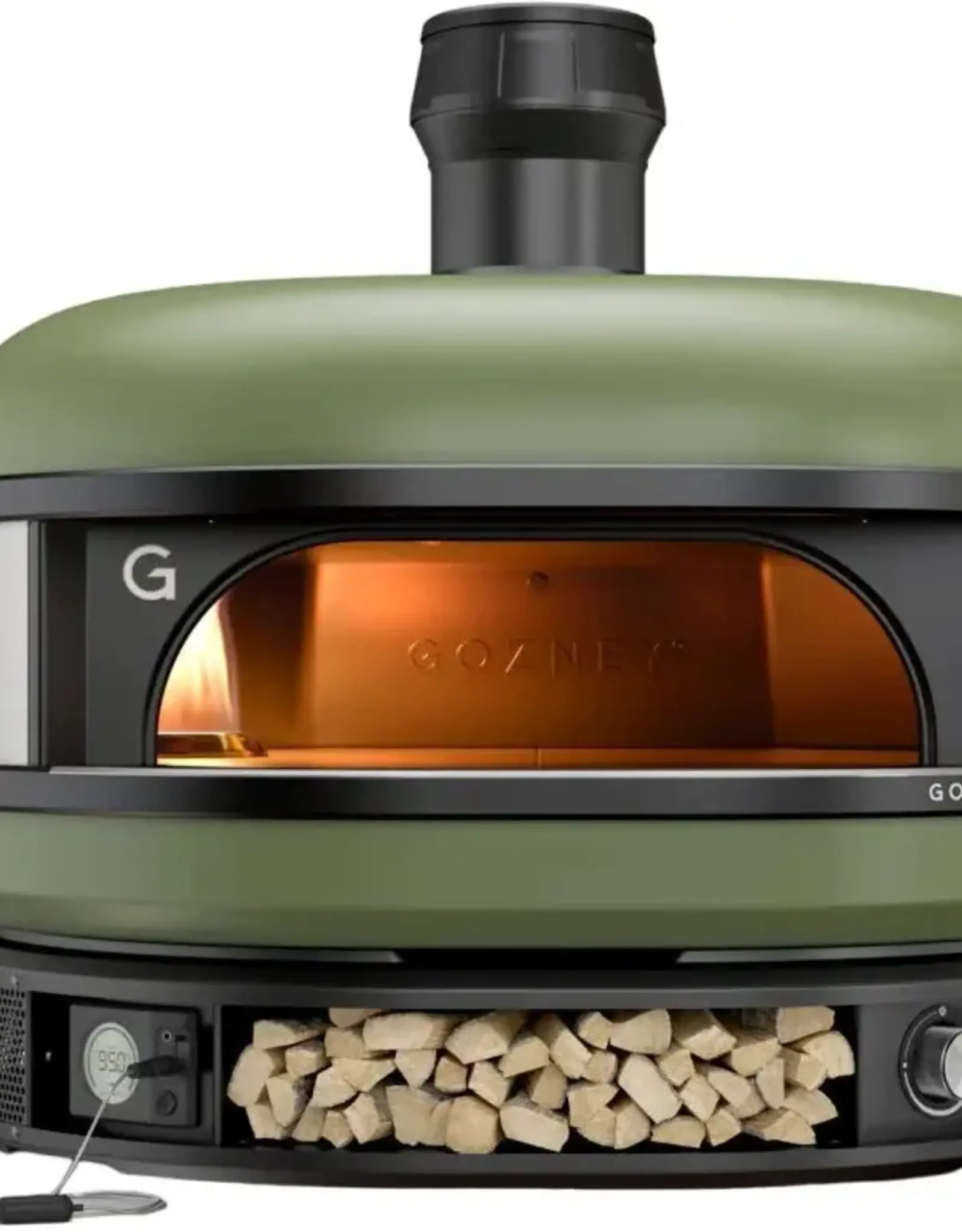Gozney Gozney 29" Dome Propane/Wood Outdoor Pizza Oven - Olive Green - GDPOLUS1250