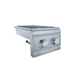 Renaissance Cooking Systems Renaissance Cooking Systems The Cutlass Series Double Side Burner - Natural Gas - RDB1