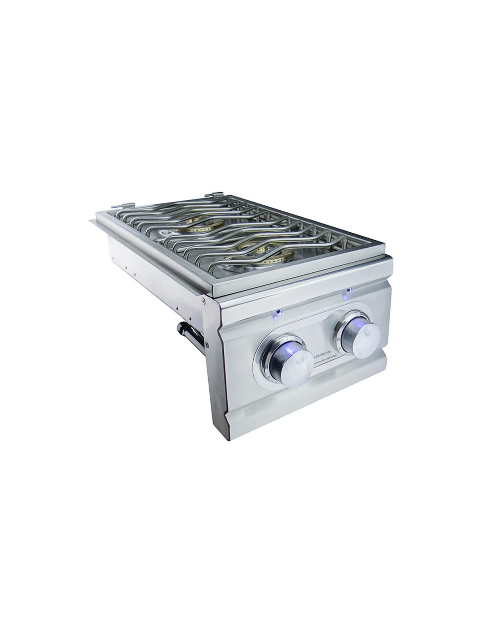 Renaissance Cooking Systems Renaissance Cooking Systems The Cutlass-Pro Series Double Side Burner with LED Lights - Natural Gas - RDB1EL