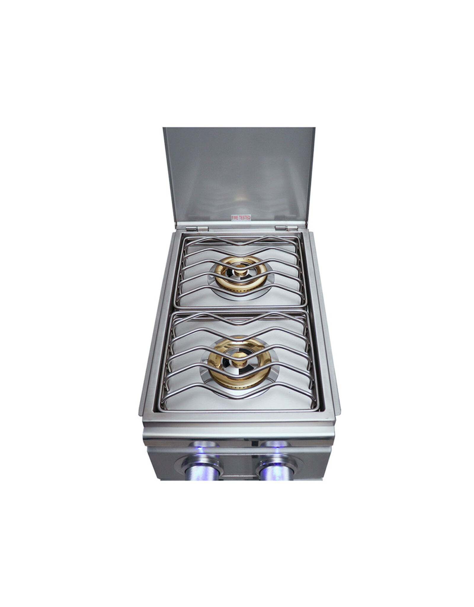Renaissance Cooking Systems Renaissance Cutlass Pro Double Side Burner W/ Blue LEDs - RDB1EL